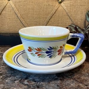 Henriot Quimper cup and saucer